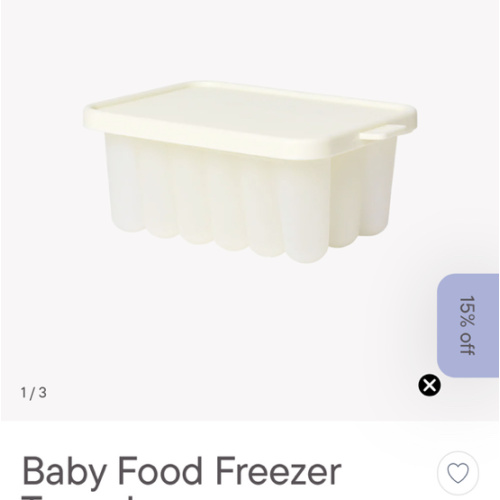 BIBS Ivory Baby Food Freezer Tray | Safe & Easy Cube Storage – Bibsworld store US