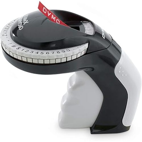 DYMO Embossing Label Maker, Includes 3 DYMO Label Tapes, Organizer Xpress Pro Starter Kit - Ergonomic Design, For Home DIY & Crafting