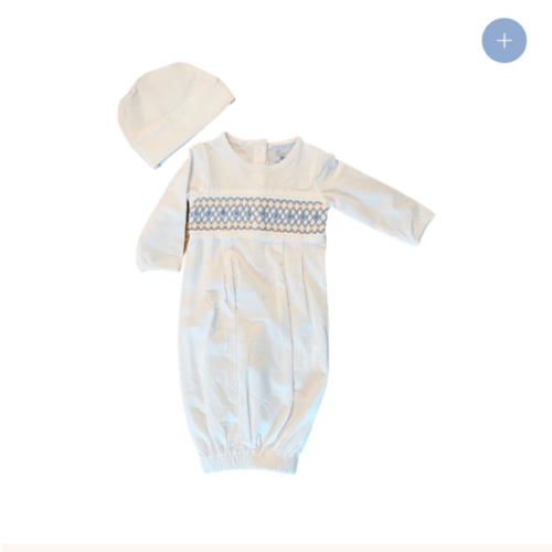 Sweet Boy - Baby Gown and Cap