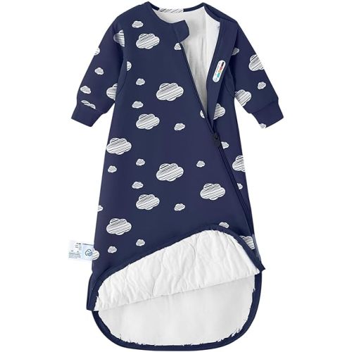 Unisex Sleeping Bag for Babies and Toddlers 1.0 Tog Sleep Sack 18-36 Months, Baby Sleep Sack, Newborn Sleep Sack, Wearable Blanket Baby, One Piece Long Sleeves, Gifts for Toddlers