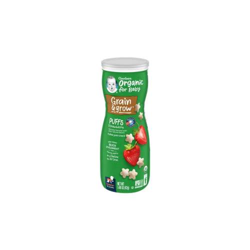 Gerber Grain & Grow Organic Strawberry Puffs Baby Snacks (1.48 oz)