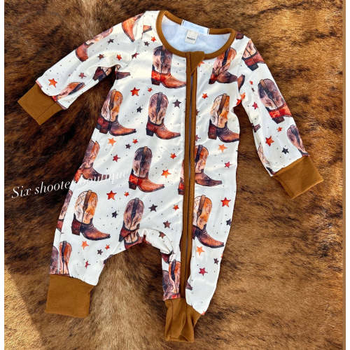Cowboy boots baby sleeper