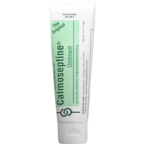 Calmoseptine Ointment Tube, Soothes Skin Irritations - 4 Oz (Pack of 3)