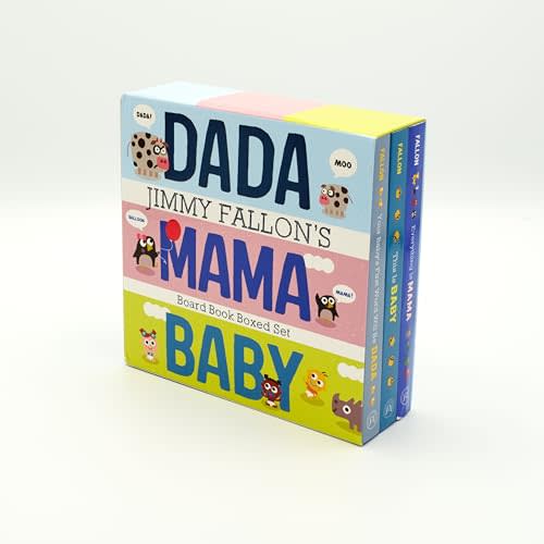 Jimmy Fallon's DADA, MAMA, and BABY Board Book Boxed Set