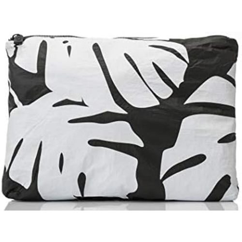 ALOHA Collection Mid Pouch, Lightweight, Packable, & Splash-Proof Pouch for Travel, Makeup, Toiletries, Organization, Gym, Pool & Beach. Easy to Clean Material. (11" x 8.5")