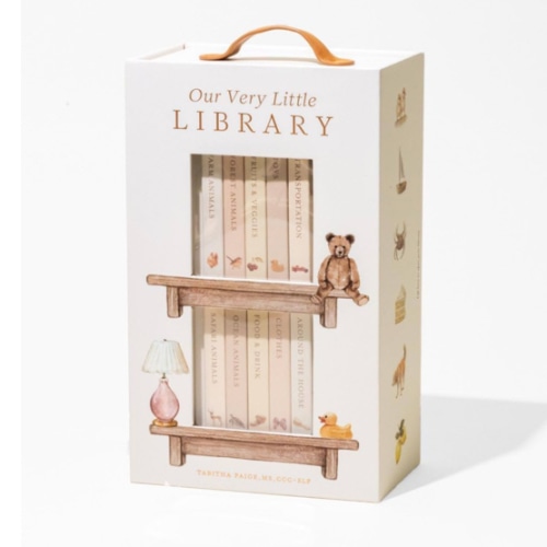 Our Very Little Library Board Book Set: A Foundational Language Vocabulary Board Book Set for Babies (Tabitha Paige Children's Book Series)