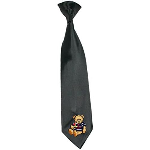 Satin 23 Color Clip-on Nautical Bear Necktie Boys Formal Newborn - 7