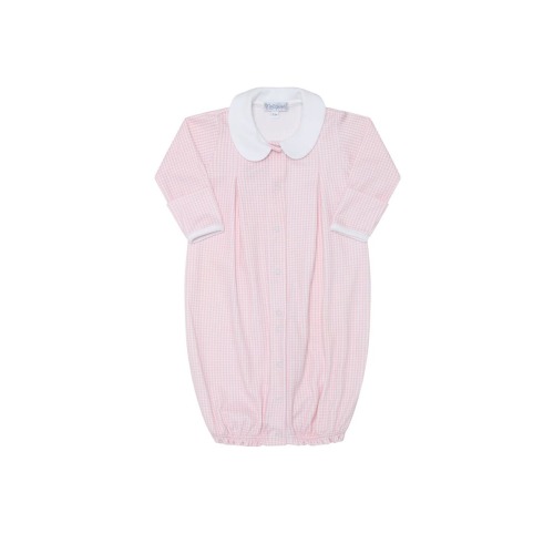 Pink Gingham Converter Gown - Baby