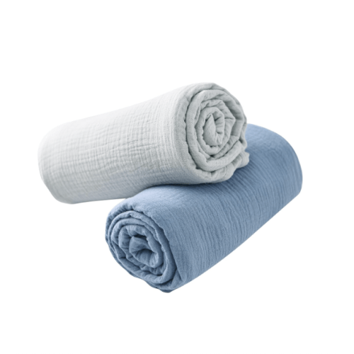 Cotton Muslin 2-Pack Nursing Covers