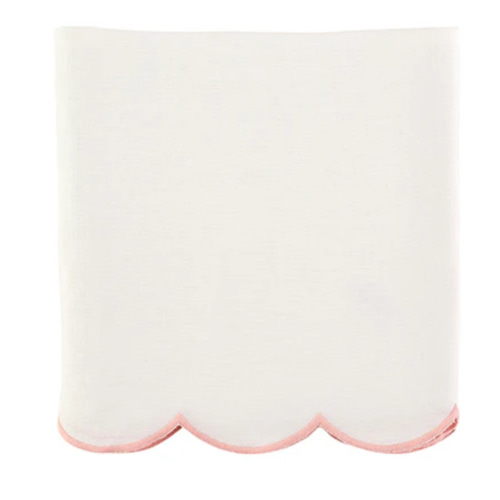 Scallop Crib Skirt in Blush | Caitlin Wilson