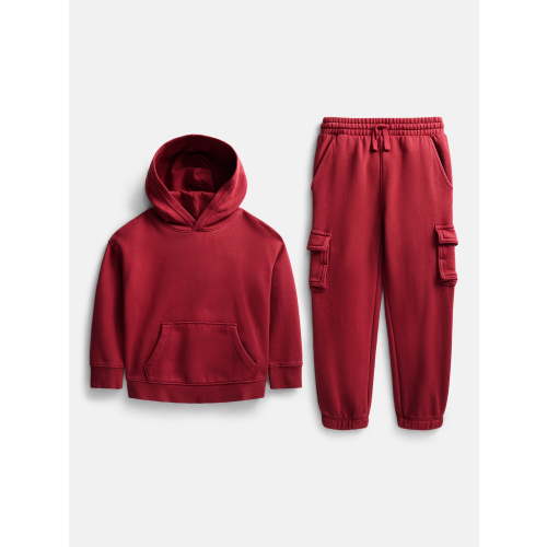 Wonder Nation Toddler Boys Fleece Hoodie and Cargo Pants Set, 2 Piece, Sizes 12M-5T
