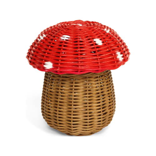 G6 Collection Mushroom Rattan Storage Basket
