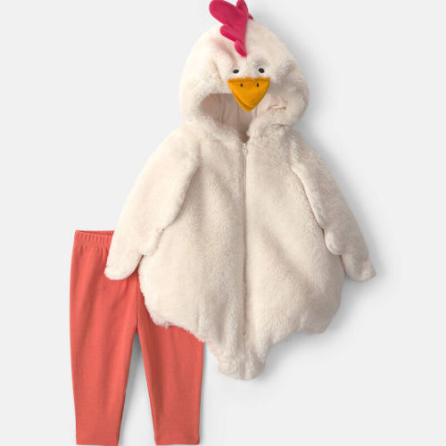 Baby 2-Piece Chicken Halloween Long-Sleeve Costume - Cream | Carter’s Oshkosh Canada