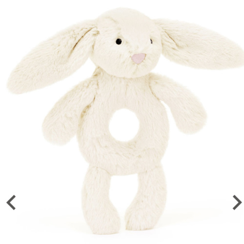 Bashful Bunny Ring Rattle