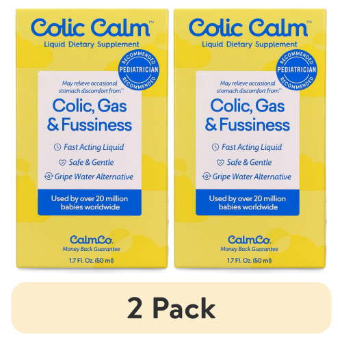 (2 pack) Colic Calm Liquid Dietary Supplement Gripe Water, 50 ml
