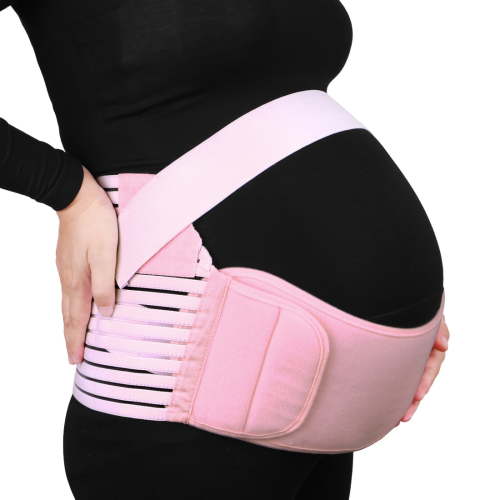 Unique Bargains Maternity Support Belt Pregnant Women Abdominal Support Waist Belly Band Back Brace S