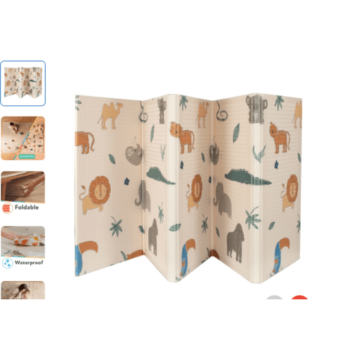 Nuby Reversible Floor Mat | Safari