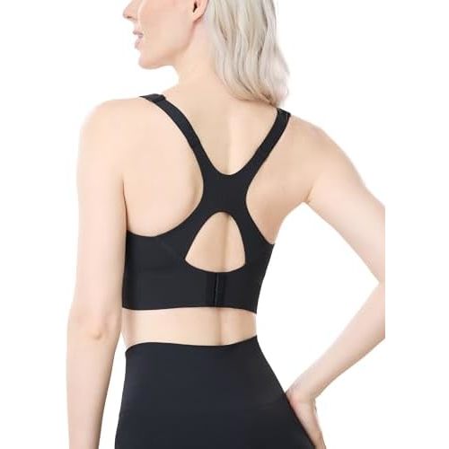 Momcozy Nursing Bras for Breastfeeding, Ribbed Maternity Bra with Racerback, Soft Stretchy Nursing Sports Bra for Yoga