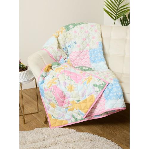 Disney Princess Floral Quilted Blanket — BoxLunch Exclusive