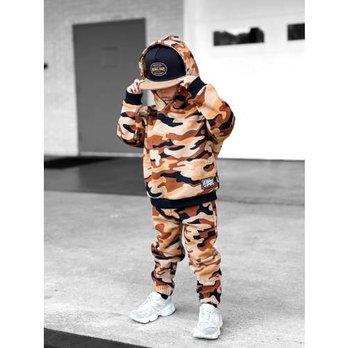 Fleece Hoodie + Sweatpants Set in Ranger