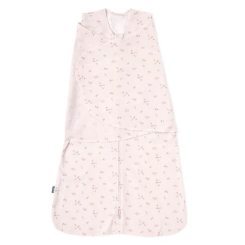 Pink Floral Cotton Swaddle Newborn | HALO