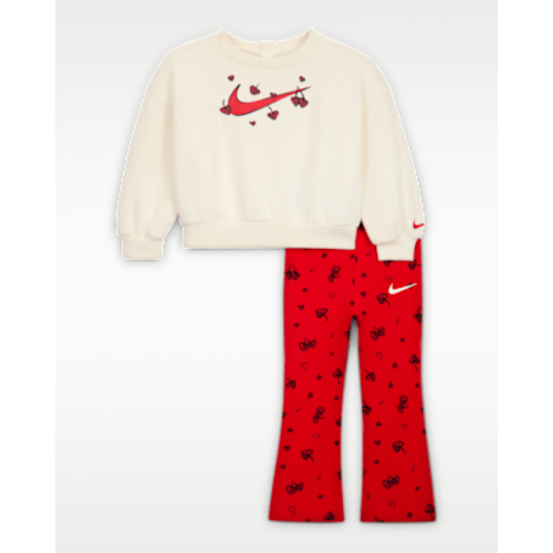 Nike Cherry Baby (12-24M) Crew and Leggings Set. Nike.com