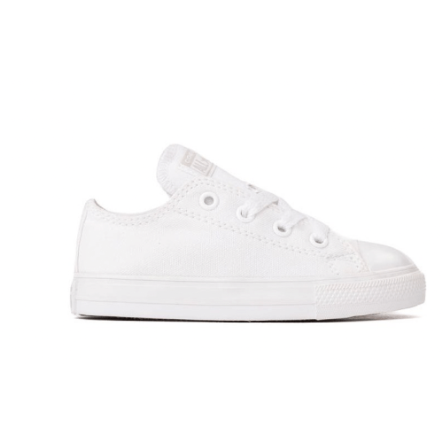 Converse Chuck Taylor All Star Low-Top Sneaker - Baby / Toddler - White Monochrome