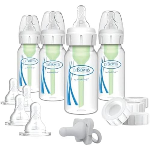 Dr. Brown's Anti-Colic Options+ Breast to Bottle Pump & Store Feeding Set, 0m+