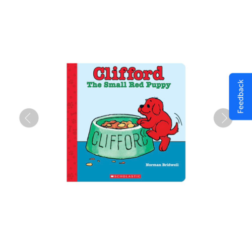 Clifford the Small Red Puppy (Board Book) by Norman Bridwell | Scholastic Education