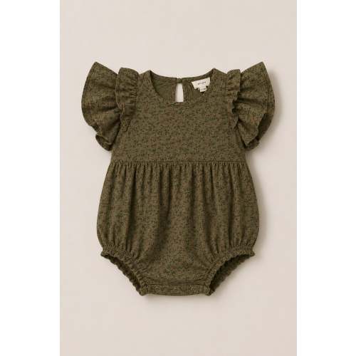 Baby Hattie Romper in Woodland Floral
