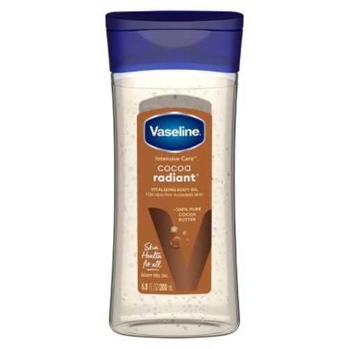 Vaseline Intensive Care Cocoa Radiant Body Gel Oil for Glowing Skin - Scented - 6.8 fl oz