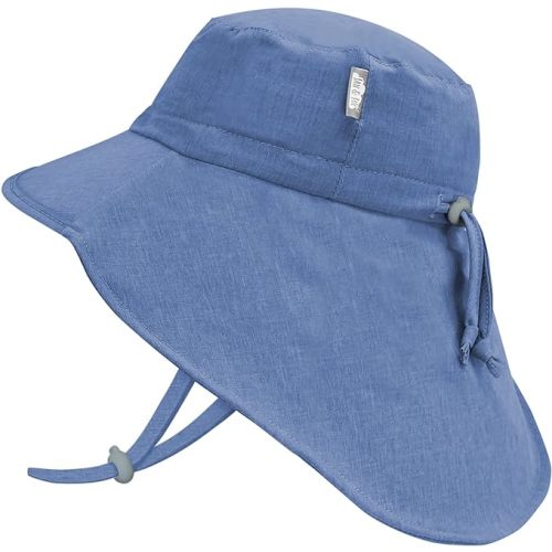 Jan & Jul Neck-Flap Sun Protective Play-Hat 50+ UPF Drawstring Adjustable