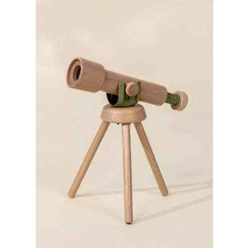 Wooden Tripod Telescope – 15x Zoom