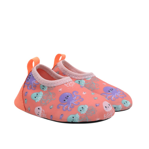 Jelly Fish Aqua Shoes in Coral