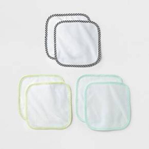 Baby Lightweight 6pk Washcloth Set Cloud Island? - White