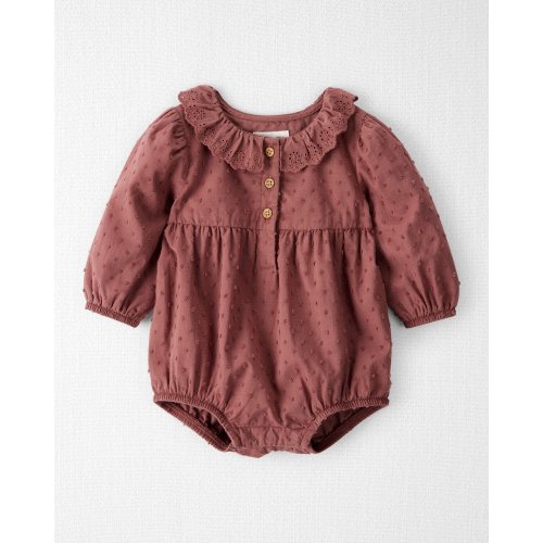 Baby Girl Organic Cotton Prairie Bubble - Little Planet | Carter's