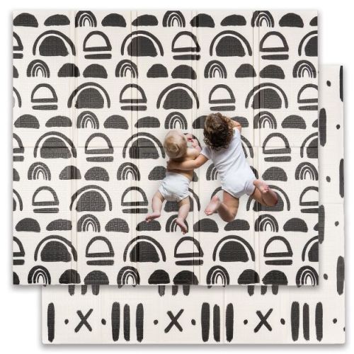 JumpOff Jo - Waterproof Foam Padded Play Mat for Infants, Babies, Toddlers, Play Pens & Tummy Time, Foldable Activity Mat
