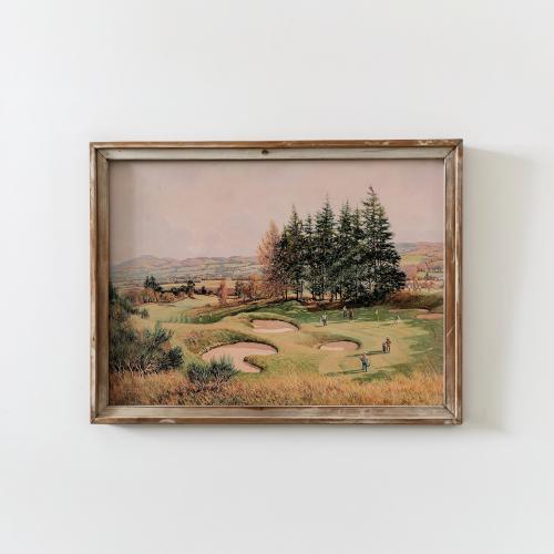 PRINTED Vintage Golf Wall Art Antique Golf Decor Classic Sports Poster Gift for Golf Lovers Golf Poster Man Cave Decor Golfer Gift VPL-01