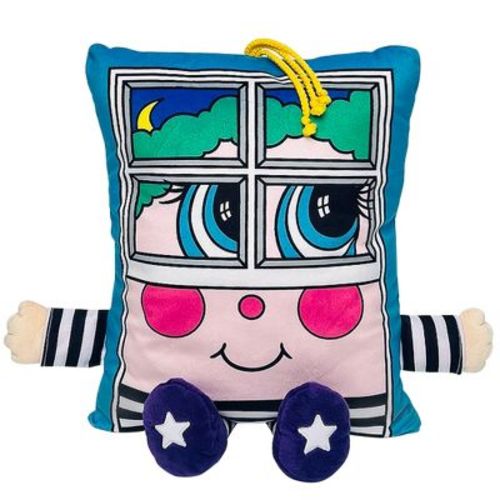 Pillow People Window Rattler Plush – 2-In-1 Toy & Pillow, 80's Nostalgic Design