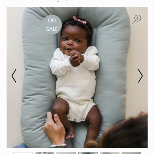 Infant Lounger | Slate
