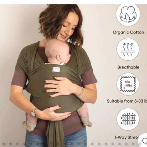 Best Organic Cotton Sling & Carrier Wrap for Newborns & Babies | Gaia Baby