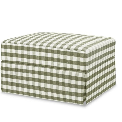 Namesake
Crawford Gliding Ottoman Color — Moss Green Gingham