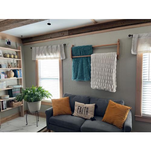 Japanese Inspired Two-rung Quilt Hanger