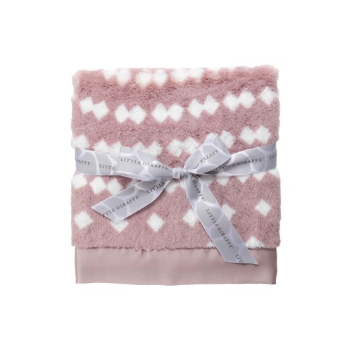 String of Pearls Luxe Baby Blanket
Little Giraffe, Dusty Pink