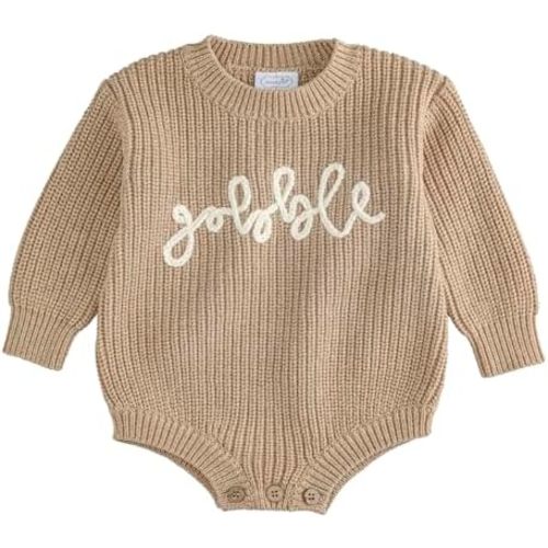 Mud Pie Boys' Mud Pie Kids Thanksgiving Gobble Sweater Bubble