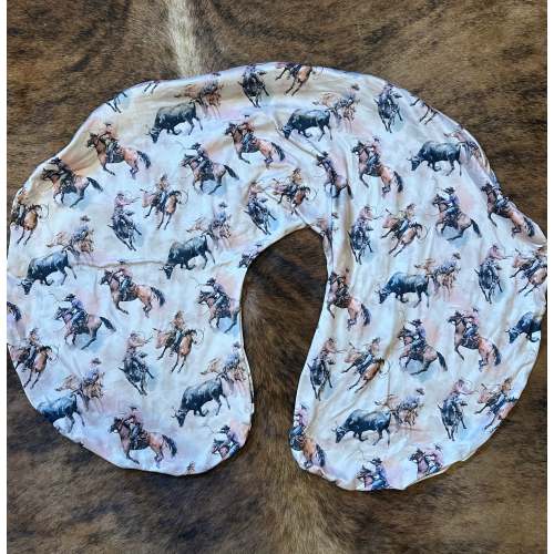 Western life baby boppy pillow cover