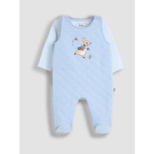Buy JoJo Maman Bébé Blue Quilted 2-Piece Dungaree Set from Next USA
