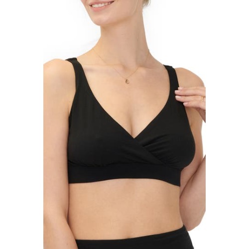 Crossover Pima Cotton Blend Nursing Bra, Large
