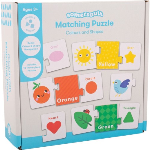 Somersault Colours and Shapes Matching Puzzle