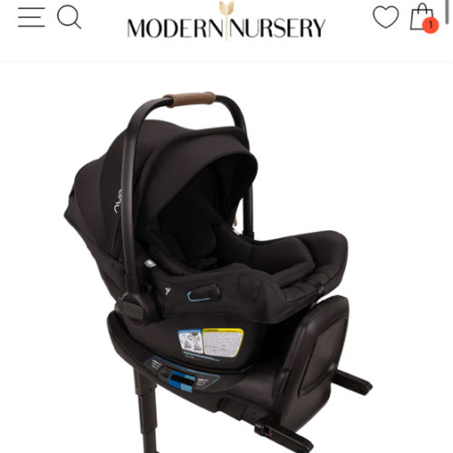Nuna PIPA Aire RX Infant Car Seat + PIPA RELX Base | Modern Nursery™